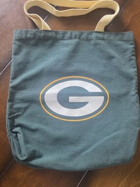 canvas Green Bay Packers tote bag